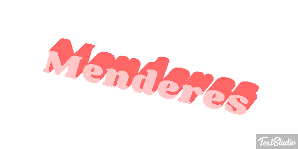Menderes Efecto de texto