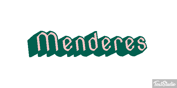 Menderes Efecto de texto