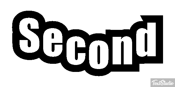 Second Effet de texte