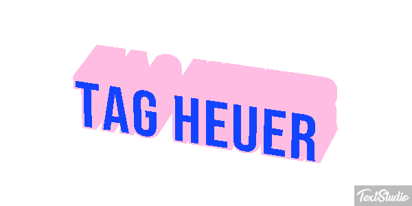 Tag Heuer Effet de texte