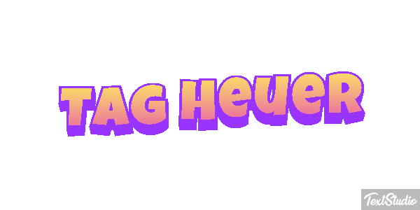 Tag Heuer Effet de texte
