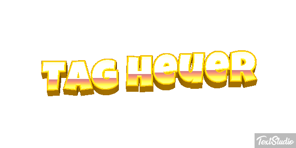 Tag Heuer Effet de texte