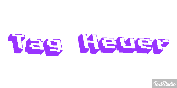 Tag Heuer Effet de texte