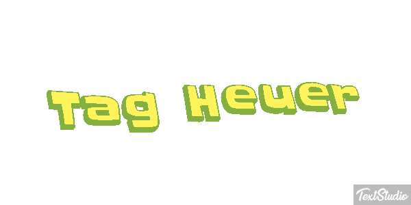 Tag Heuer Effet de texte