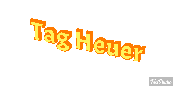 Tag Heuer Effet de texte