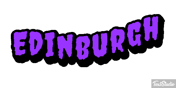Edinburgh Text effect