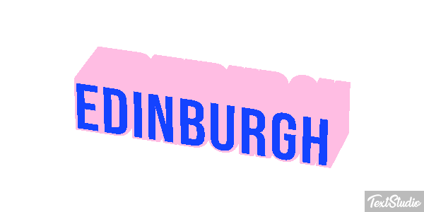 Edinburgh Text effect