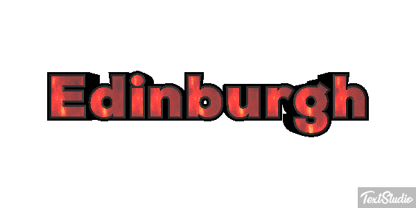 Edinburgh Text effect