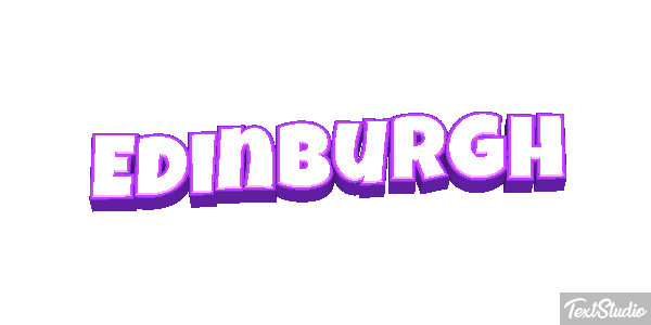 Edinburgh Text effect