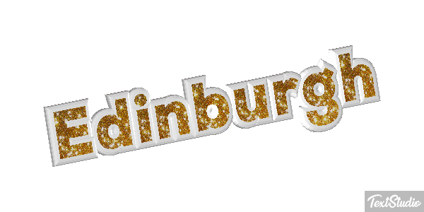 Edinburgh Text effect