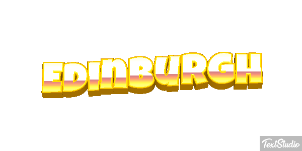 Edinburgh Text effect