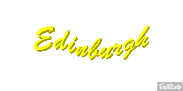 Edinburgh Text effect