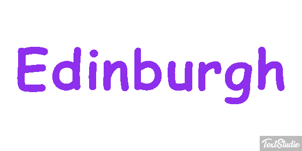 Edinburgh Text effect