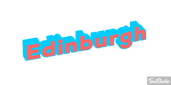 Edinburgh Text effect