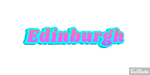 Edinburgh Text effect