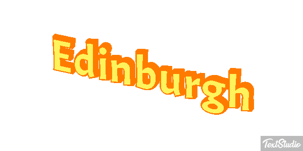 Edinburgh Text effect