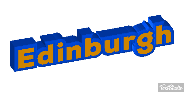 Edinburgh Text effect