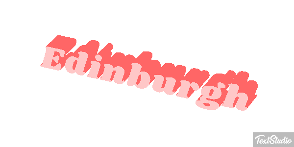 Edinburgh Text effect