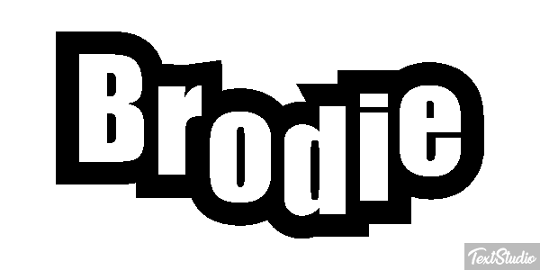 Brodie Effet de texte