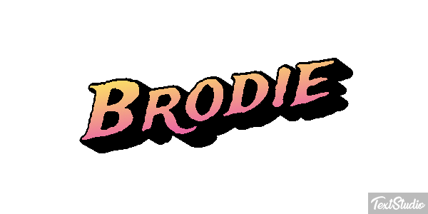 Brodie Effet de texte