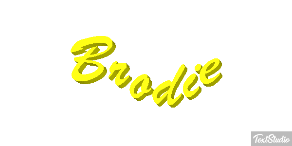 Brodie Effet de texte