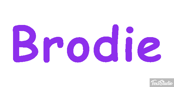 Brodie Effet de texte