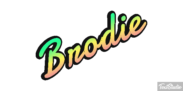 Brodie Effet de texte