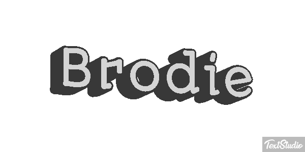 Brodie Effet de texte