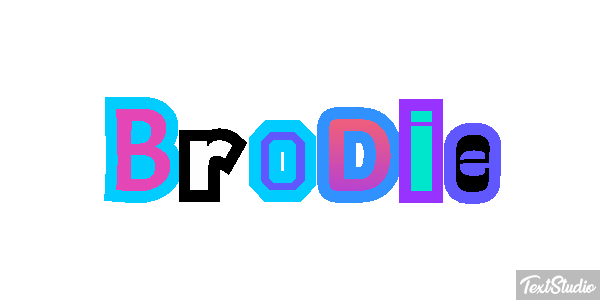 Brodie Effet de texte
