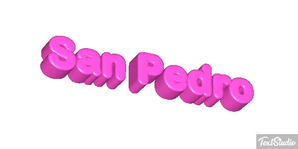 San Pedro Effet de texte