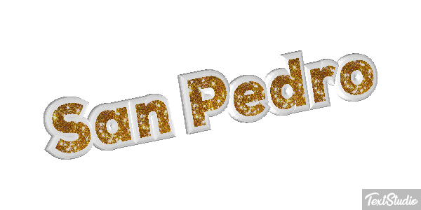 San Pedro Effet de texte