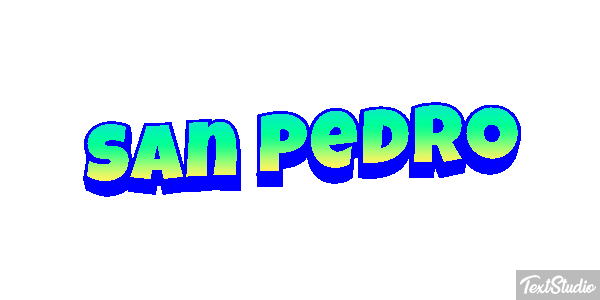 San Pedro Effet de texte