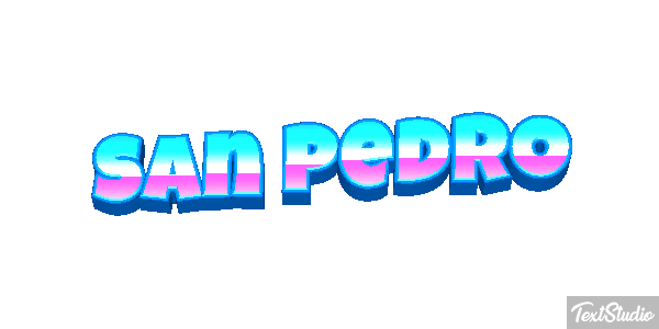 San Pedro Effet de texte