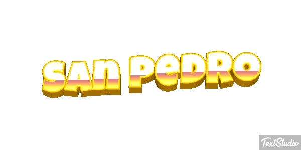 San Pedro Effet de texte