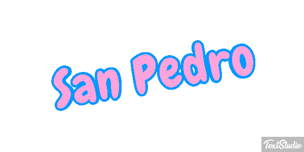 San Pedro Effet de texte