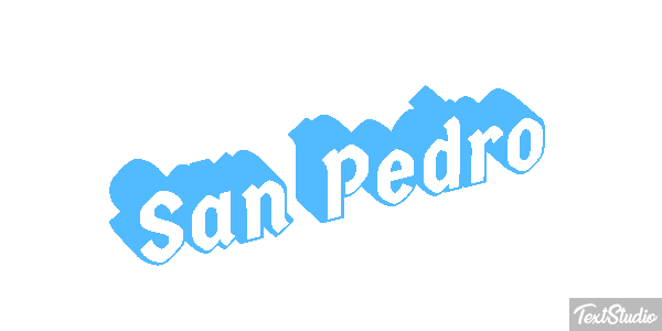 San Pedro Effet de texte
