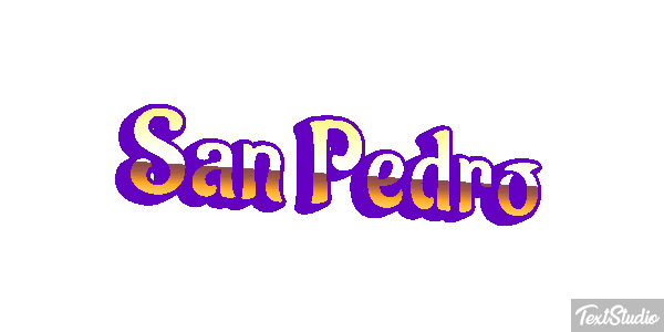 San Pedro Effet de texte