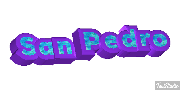 San Pedro Effet de texte