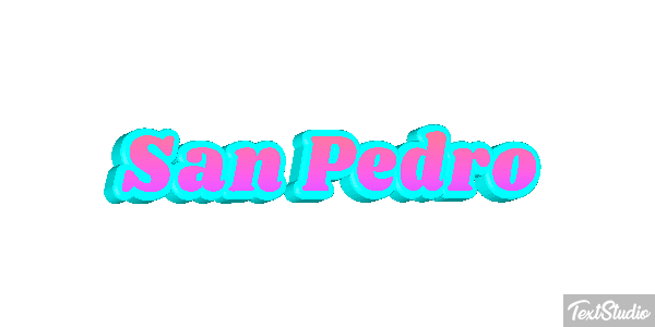 San Pedro Effet de texte