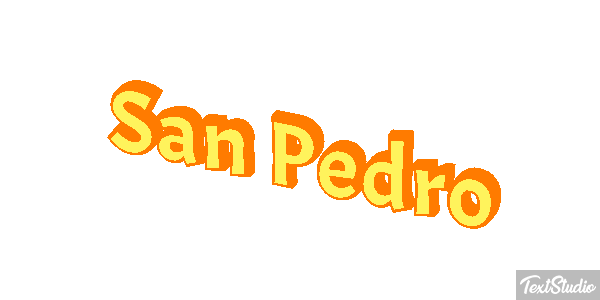 San Pedro Effet de texte