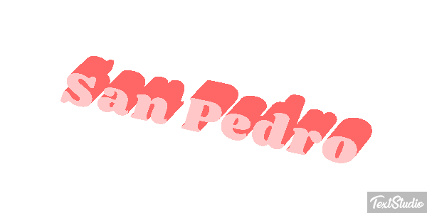 San Pedro Effet de texte