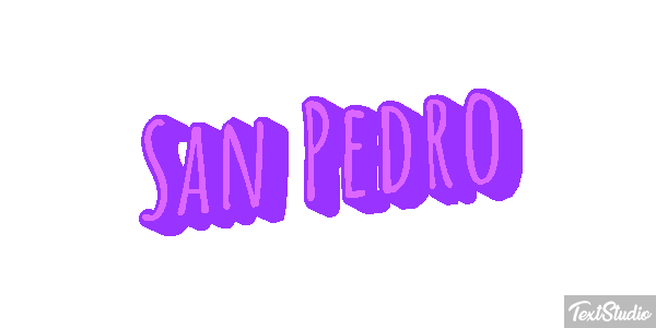 San Pedro Effet de texte
