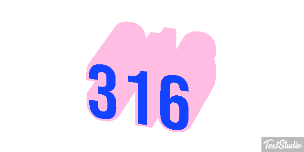 316 テキスト効果