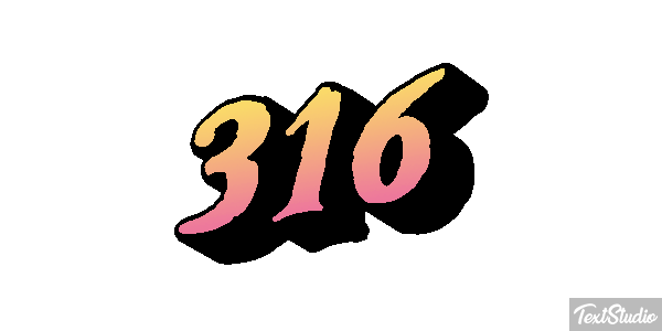 316 テキスト効果