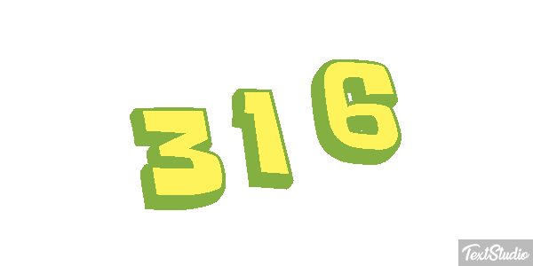 316 テキスト効果