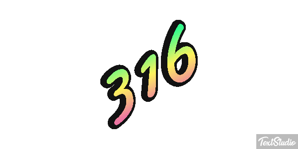 316 テキスト効果