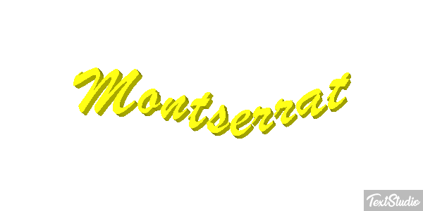 Montserrat Texteffekt