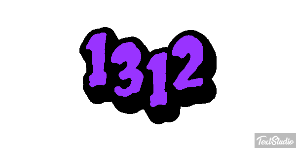 1312 Tekst effect