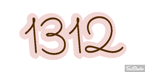 1312 Tekst effect