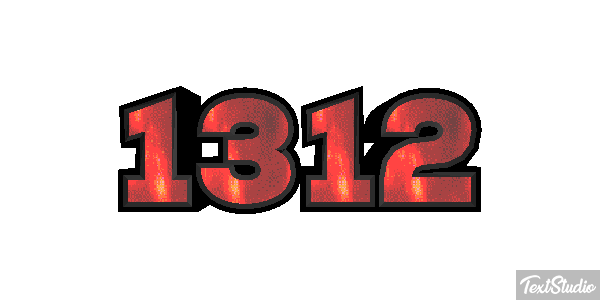 1312 Tekst effect